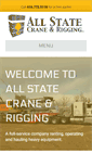 Mobile Screenshot of allstatecraneandrigging.com